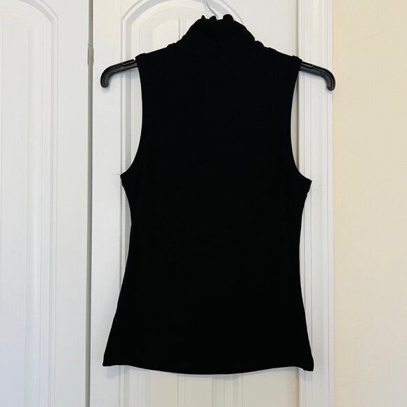 Pretty Garbage Turtleneck Style Tank Top in Black (S) New with Tags - Picture 5 of 8